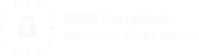 GDPR Compliant - Your data is safe with us