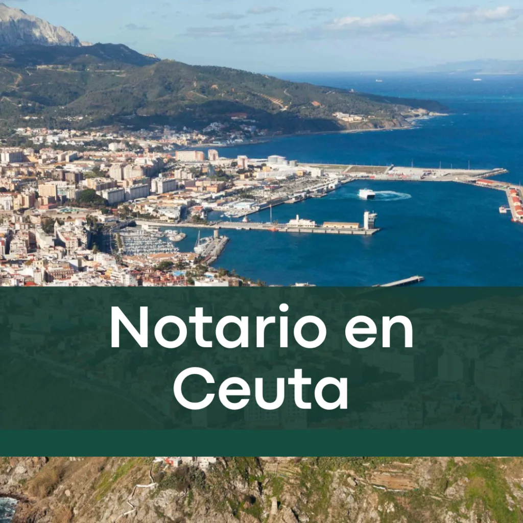 Servicios notariales en Ceuta