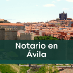 Servicios notariales en Ávila